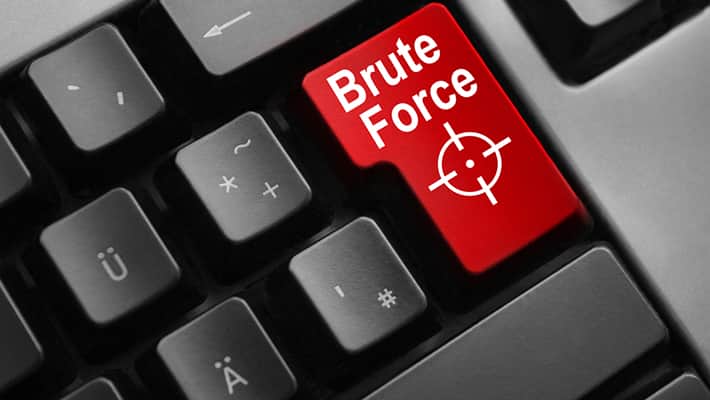Brute-Force-Angriff Darstellung Titelbild